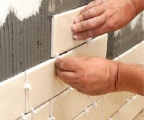 технология укладки керамическои плитки на стену